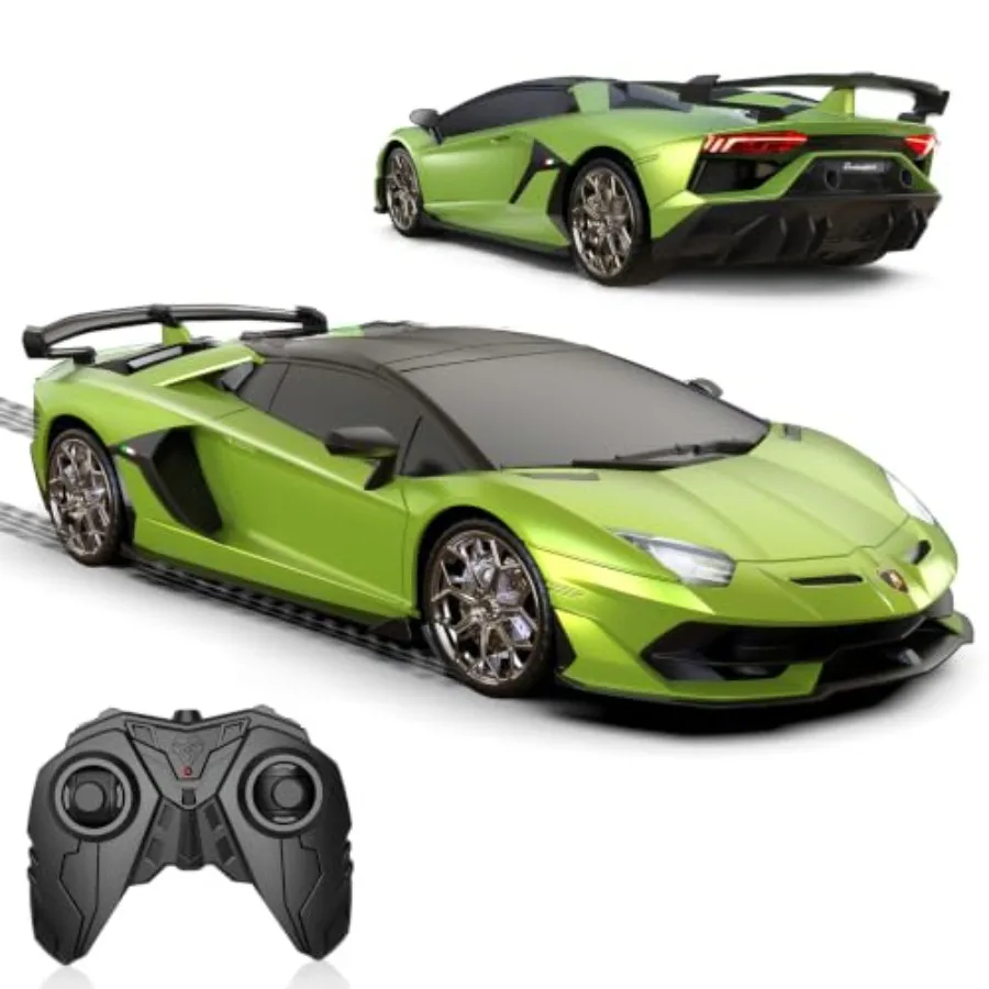 1:16 rghini Remote Control Car Officially Licensed, Birthday Gift, Toys for ages 3-8, Aventador SVJ Mode, Electric Sport Racing