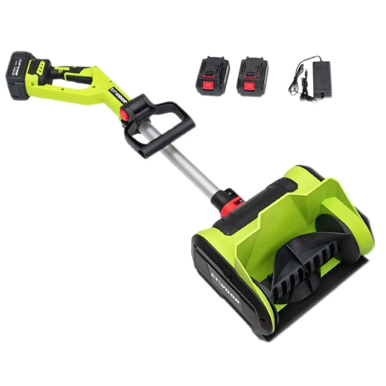 

2025Lithium battery snow sweeper - multi-functional road cleaning and snow throwing small hand-pushed snow removal electric tool