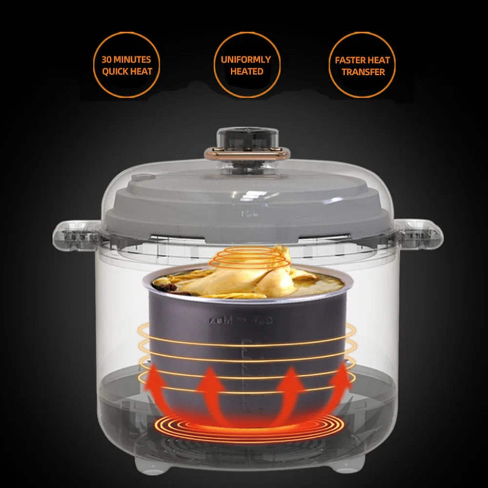 5L elektryczne urządzenie do gotowania ryżu domowe urządzenie wielofunkcyjne inteligentne szybkowar urządzenia kuchenne