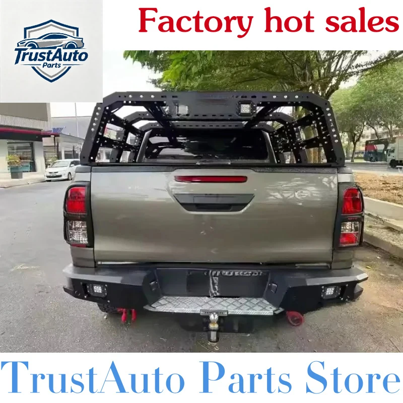 Hot Items In StoreHigh Quality Universal 4X4 Pickup Roof Bed Basket Rack With Bars Roll Bar
