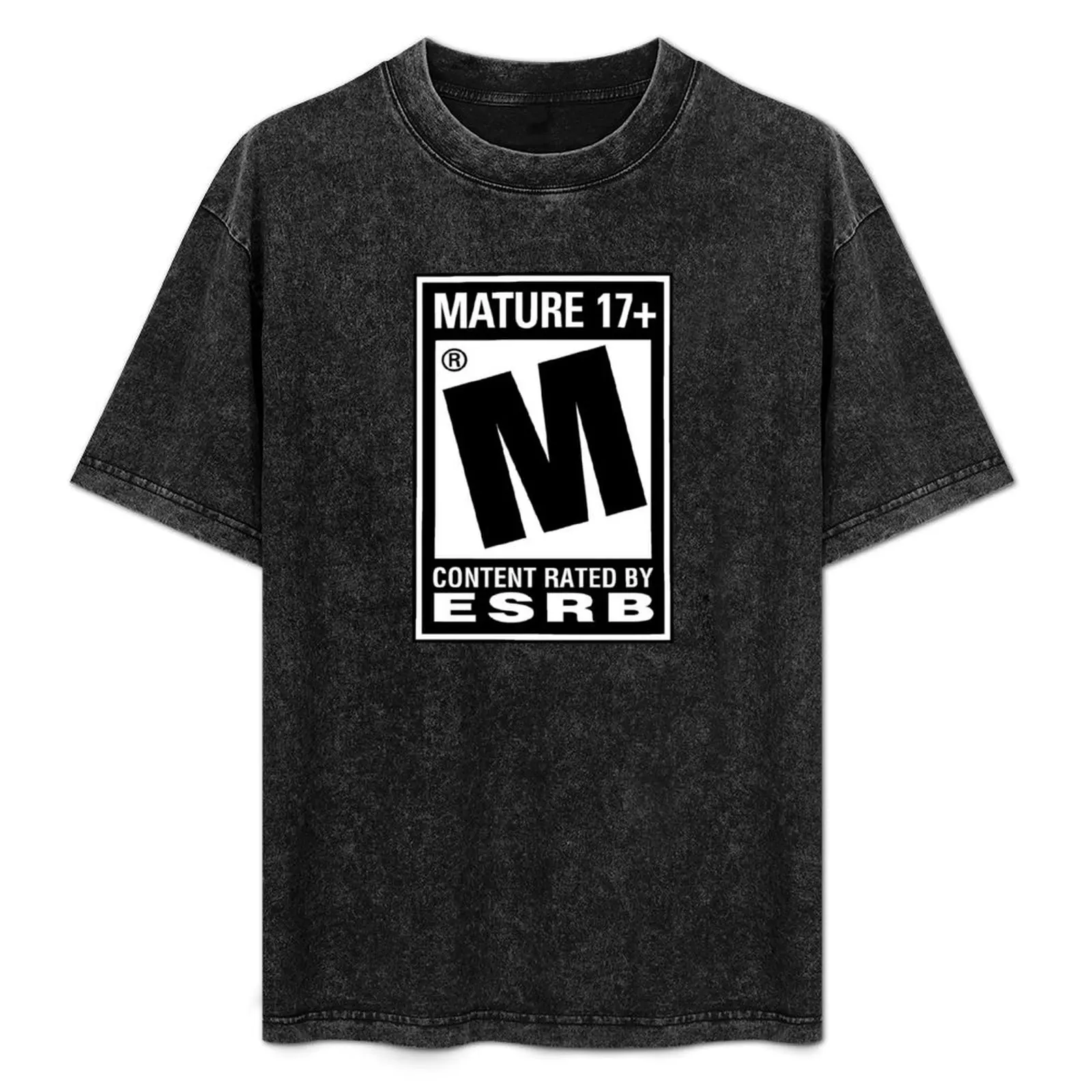 RATED M (MATURE) T-Shirt Fashion Casual Short Sleeve T-Shirt