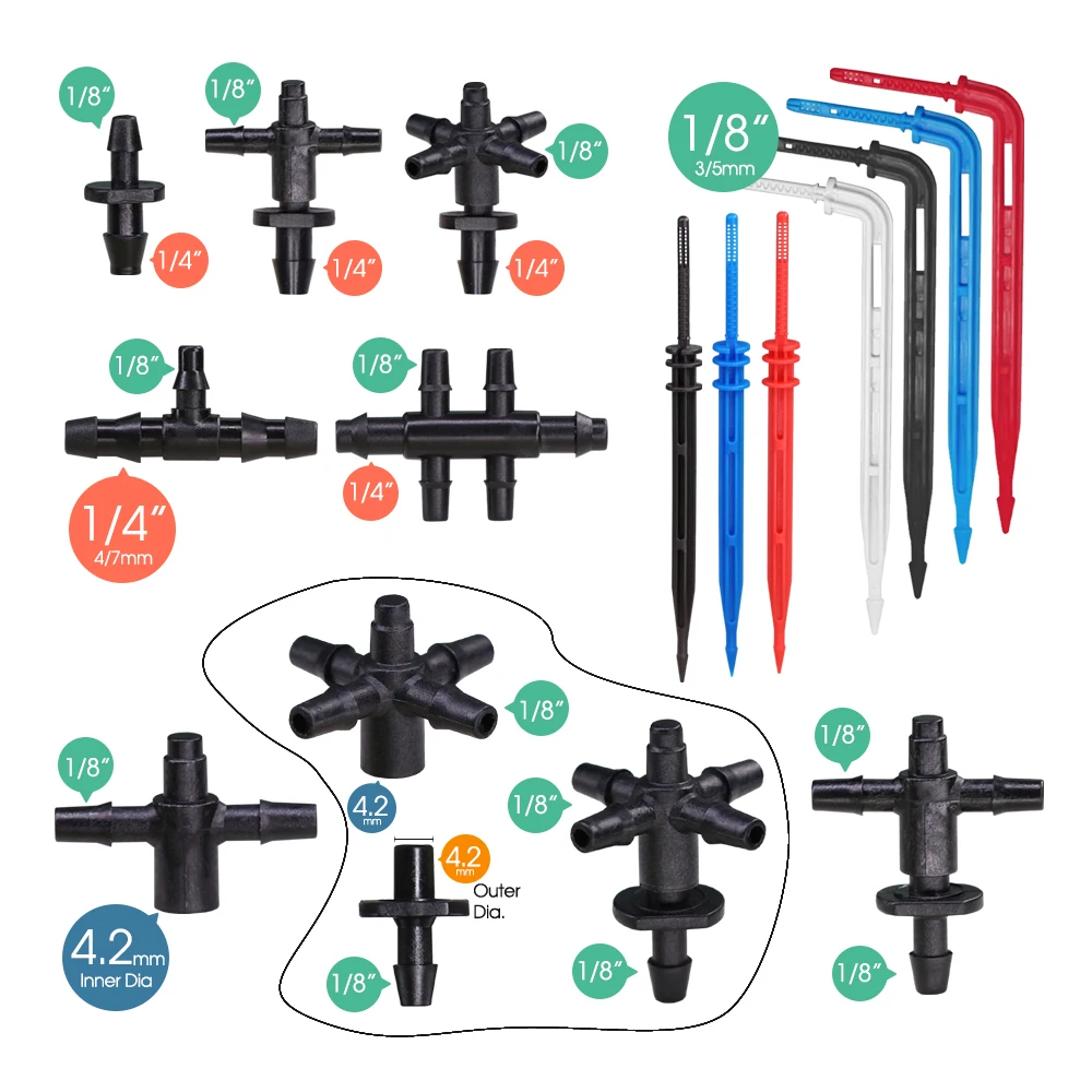 50PCS 1/8