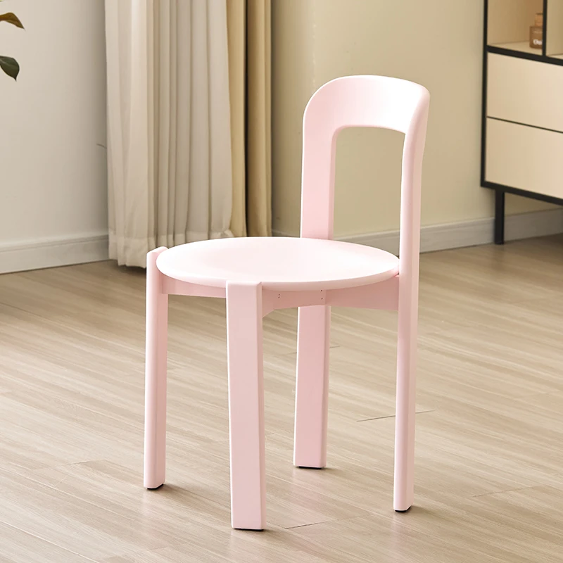 Rosa Designer-Esszimmerstuhl, modernes Zuhause, gelegentlicher nordischer Esszimmerstuhl, Entspannung, ergonomische Bar, Sillas De Espera, Gartenmöbel