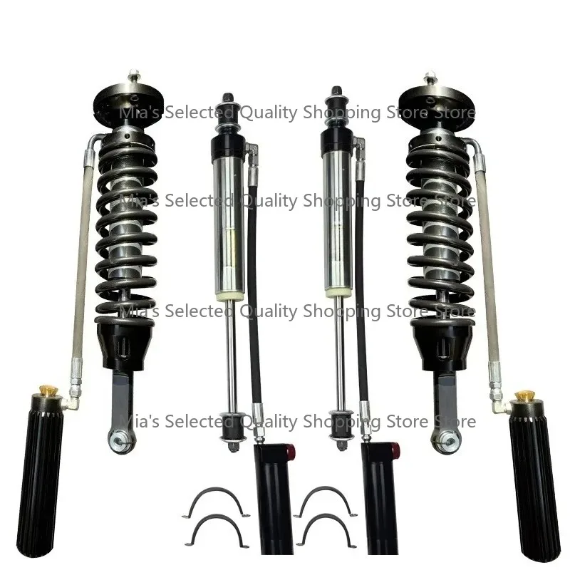 Offroad 4x4 Suspension Parts Racing Coil Over Shocks Piggyback Reservoir with 8 Clips Adjuster