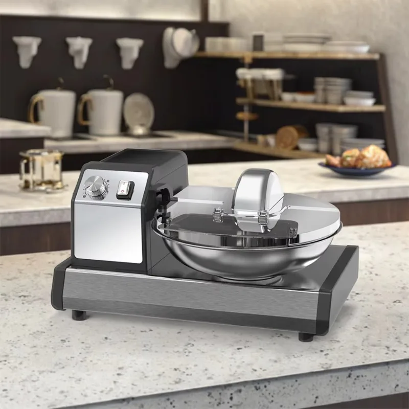 Farm and restaurant vacuum choppers/bowl choppers for meat and vegetable cutting