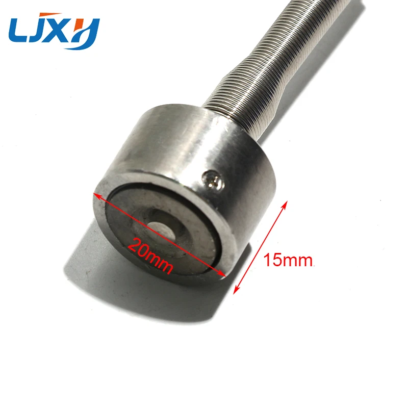 LJXH K/PT100 Type U-shape Interface/ Plug 15*20mm Strong Magnetic Attraction Temperature Sensor Cable 1M/2M/3M/5M 0℃~450℃