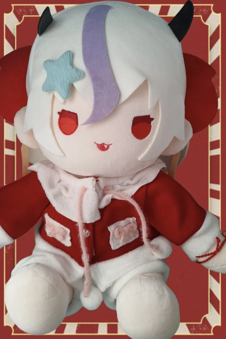 

Мягкая игрушка-кукла 40 см по игре Cookie Run: Kingdom, персонаж Apple Candy Cookies в сидячей позе, плюшевая хлопковая кукла, подарок на день рождения для детей и взрослых