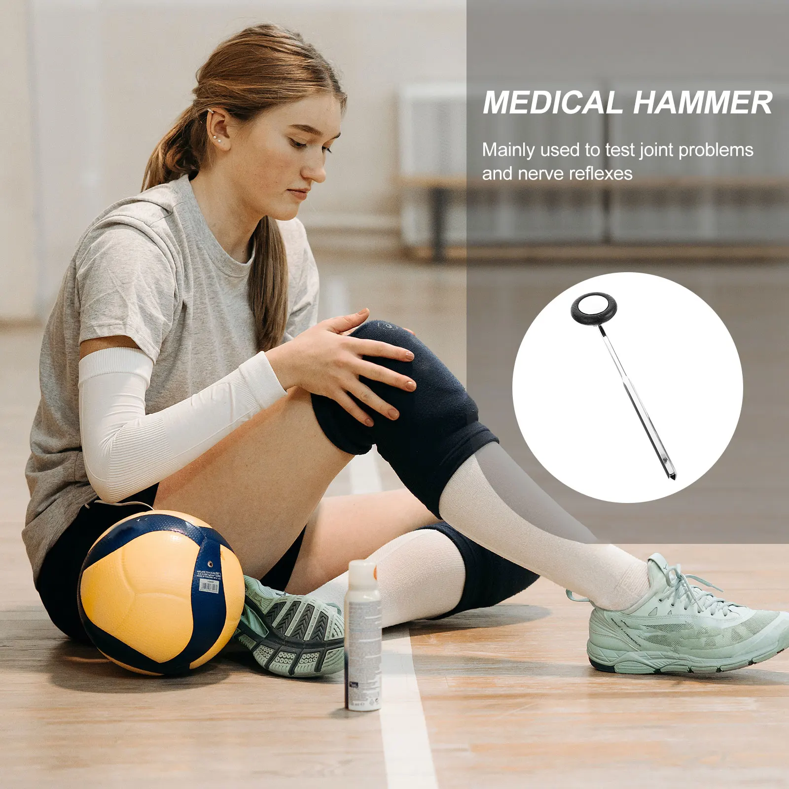 

Premium Neurological Examination Hammer Medical Diagnostic Tool Zinc Alloy ABS Ergonomic Handle Hospital Clinic Use