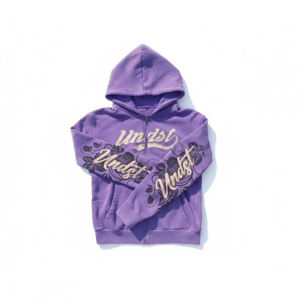 سترة بغطاء للرأس بسحاب مطبوع عليها حرف Wind City على الطراز الأمريكي الجديد على طراز هاراجوكو #5