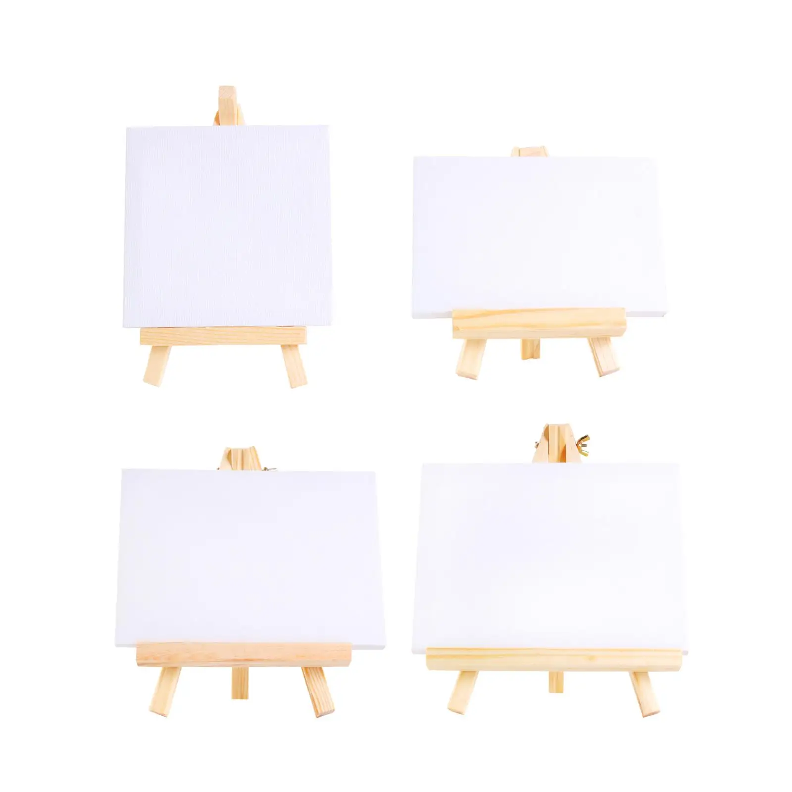 Mini Wood Easel Frame Children Painting Craft Display Tripod Easel Stand