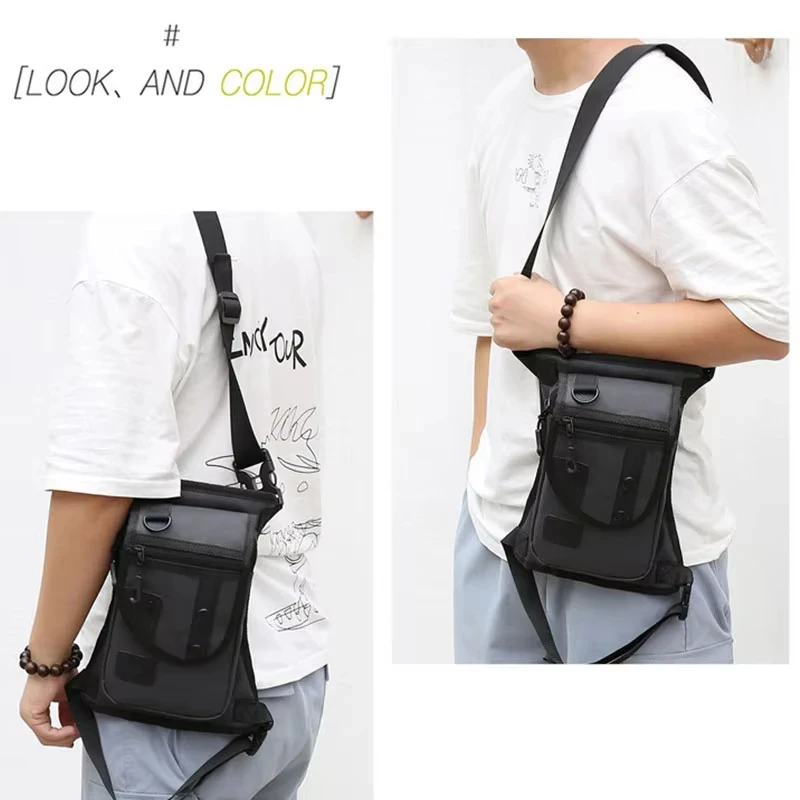 

Men Outdoor Leg Bag Travel Sports Waist Chest Bags Large Mobile Phone Fanny Pack Portable Climbing Fishing Hiking Camping Packs