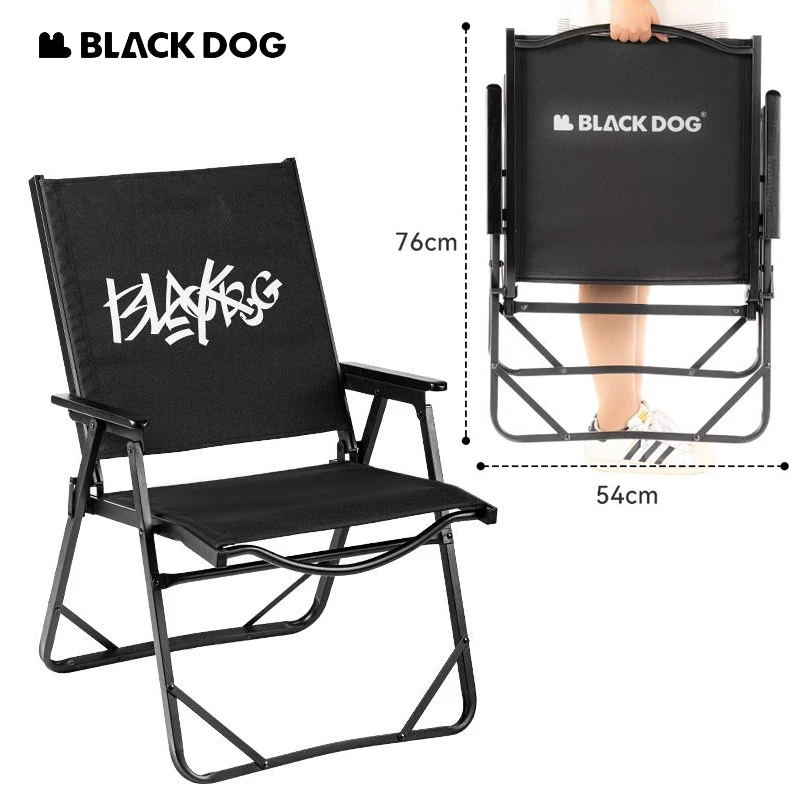 

Naturehike Blackdog Kermit Chair Folding Armchair 600D Seat for Outdoor Camping Fishing Picnic Travel Bearing 120kg Portable