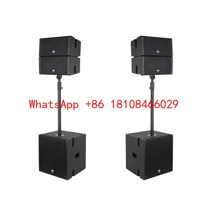 

Morin Portable Column PA System 2400W Peak Power Professional Active Line Array Speakers for World Tour and Music Festival