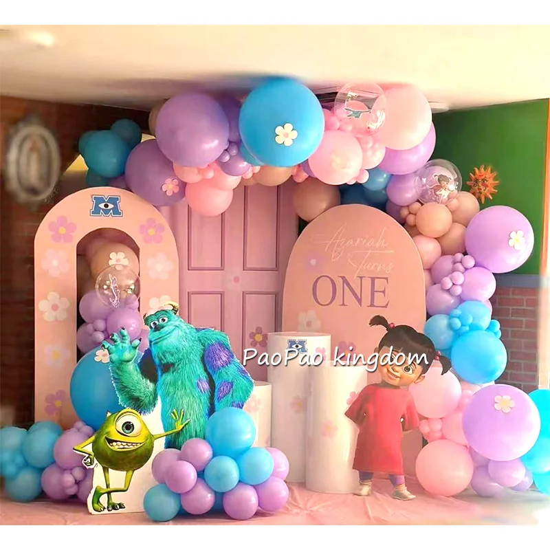 Suministros para Fiesta de Cumpleaños con Globos de Monsters Inc, Decoración de Monstruos, Arco de Globos para Baby Shower, Decoración para el Hogar, Regalo para Niños y Niñas
