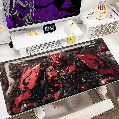 mecha warrior HD Mouse Pad 900x400MM Large Gaming Mousepad Keyboard Gamer Rubber Anti-wrinkle Anti-Slip Bottom Desk Mat