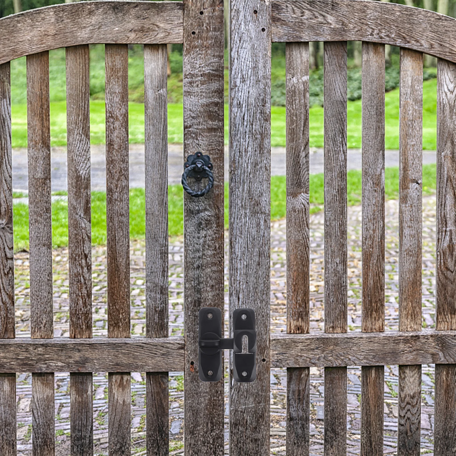 直角バックルラッチ ステンレス鋼製スライドドア 90度ラッチロック 高耐久 防錆 90度安全ドアロック