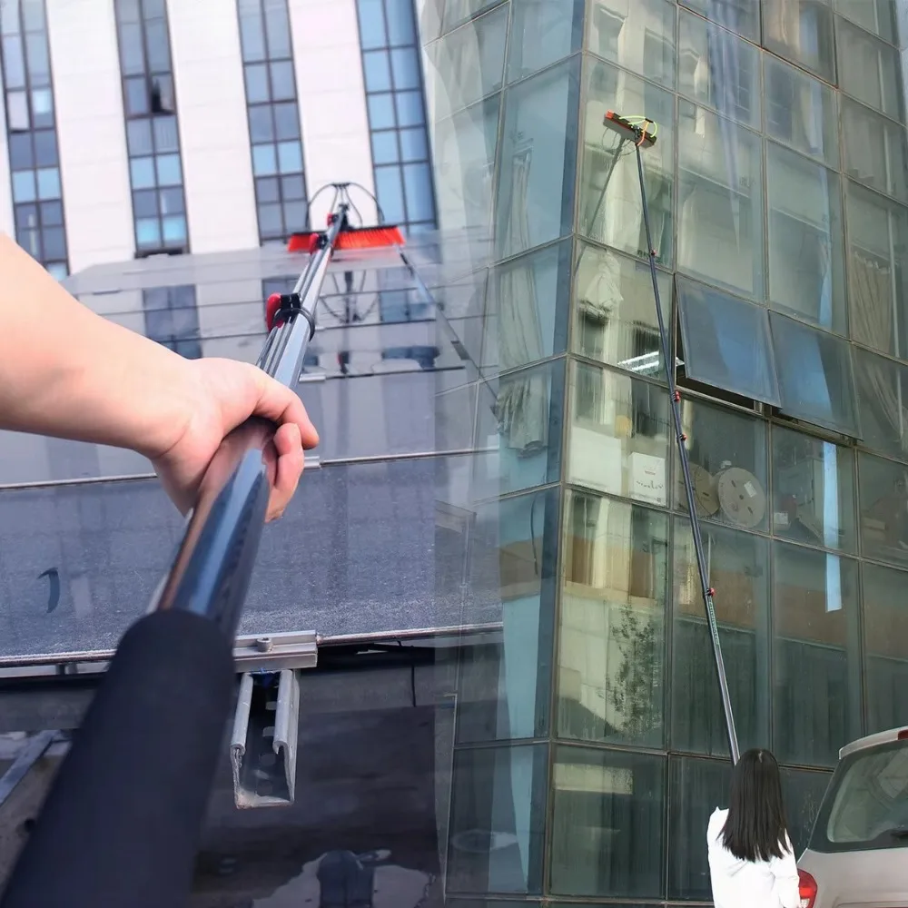 Suitable for 30 foot telescopic pole heavy-duty telescopic environmentally friendly cleaning and painting tool extension pole
