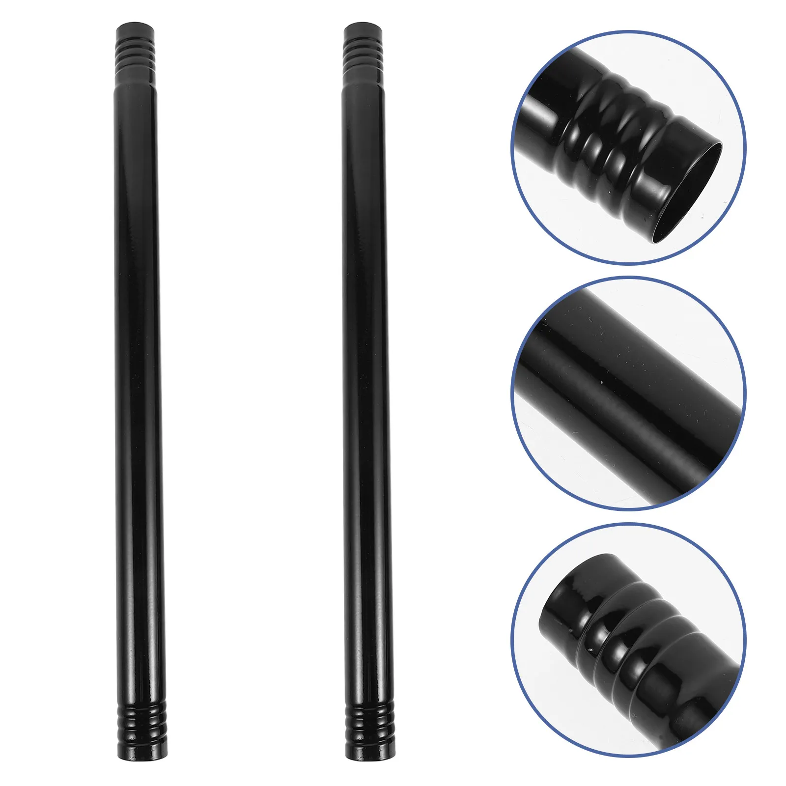 2pcs Stainless Steel Flagpole Extension Rods With Precision Threading Extender Pole Joint Connector For 1 Inch Diameter Flagpole