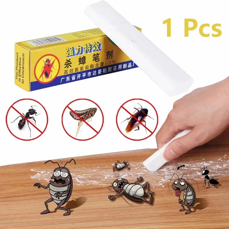 1PC Magic Medicine Pen Cockroach Extermination Pen Ant And Flea Killing Pen Catches Cockroaches Insect Non Toxic