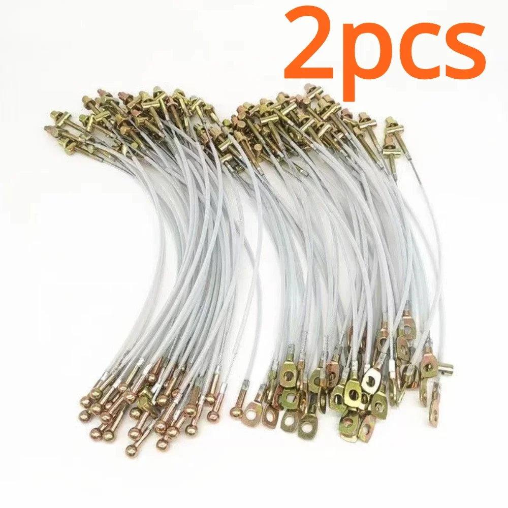 

2pcs Tricycle motorcycle handbrake cable with leather cable electric vehicle brake wire thickened universal screw multi-function