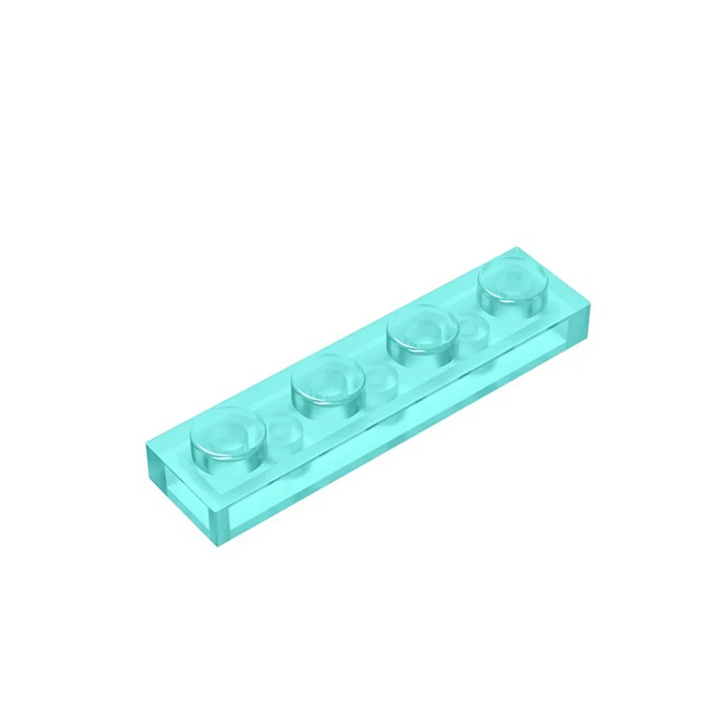 Buildmoc 10 pçs monta partículas 3710 1x4 para blocos de construção peças diy tijolos educativos elétricos crianças presentes brinquedos