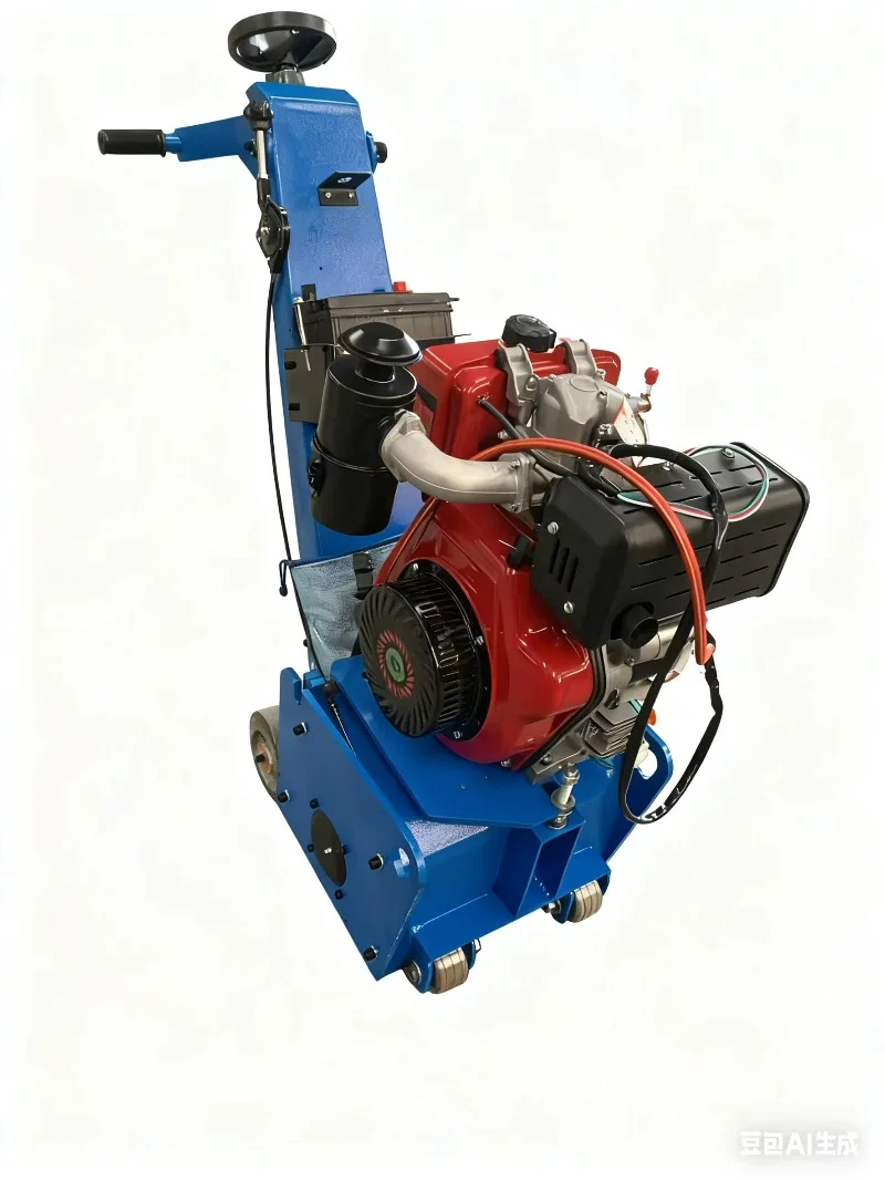 Heavy duty diesel scarifier concrete planer pavement slotting machine