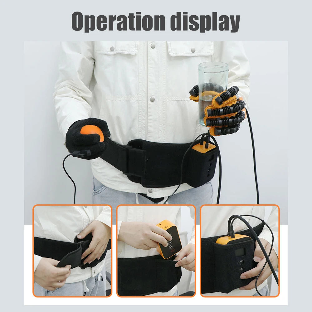 AiQUE قفازات روبوت لإعادة تأهيل اليد إصبع اليد التمارين وظيفة التدريب مدلك جراحة الانتعاش السكتة الدماغية شلل نصفي