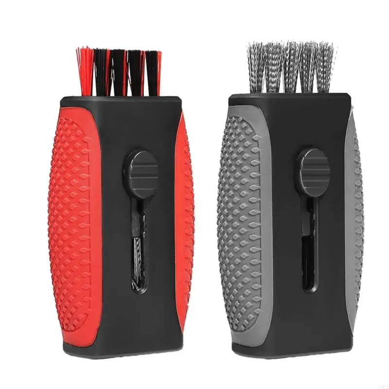 J2HE 2 in 1 Pocket Golf Cleaning Brush Golf Grooves Cleaner Cleaning Tools Clean Tool