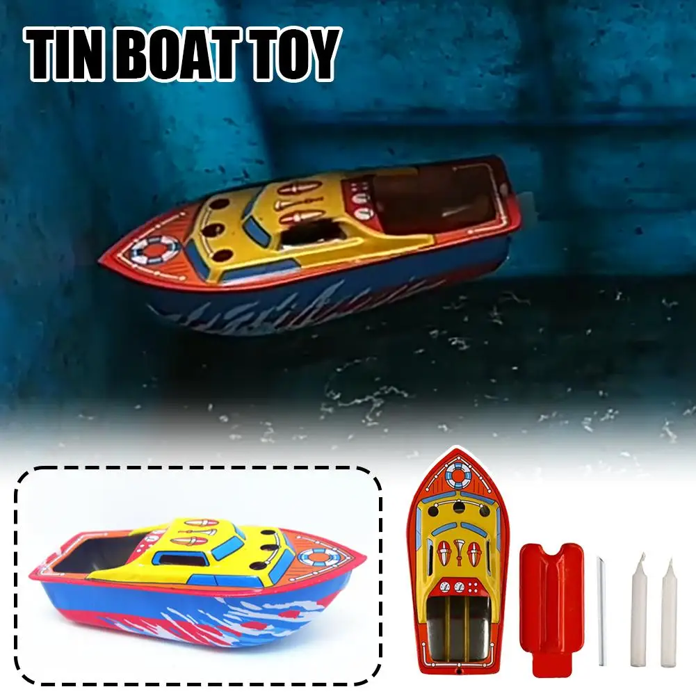 Barco de vela de lata, barco a vapor, barco de ferro, brinquedo educacional, barco de vela, aprendizagem científica, dispositivos de energia, estudante de física, 13cm r9h0