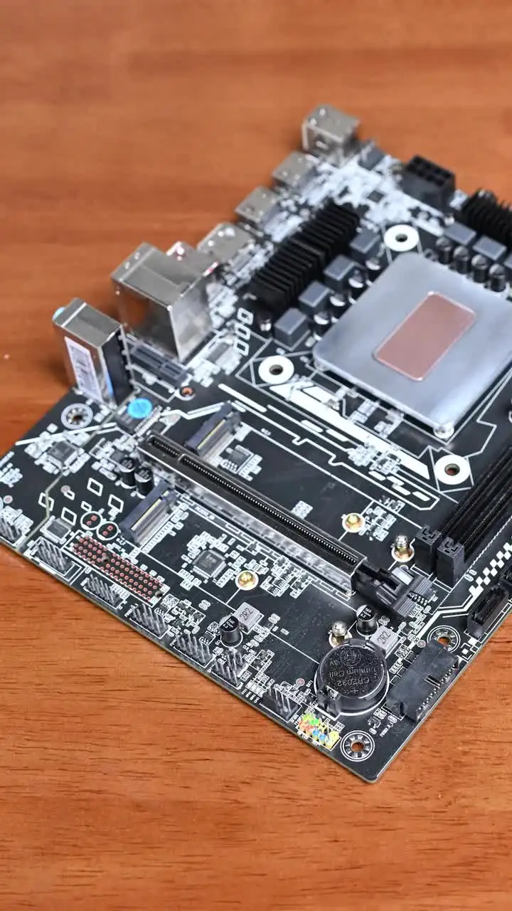 اللوحة الأم لسطح المكتب M-ATX DIY معالج متكامل 13th CPU Q1J4(i5 ES 0000)12C16T 12MB DDR4 Memory placa madre