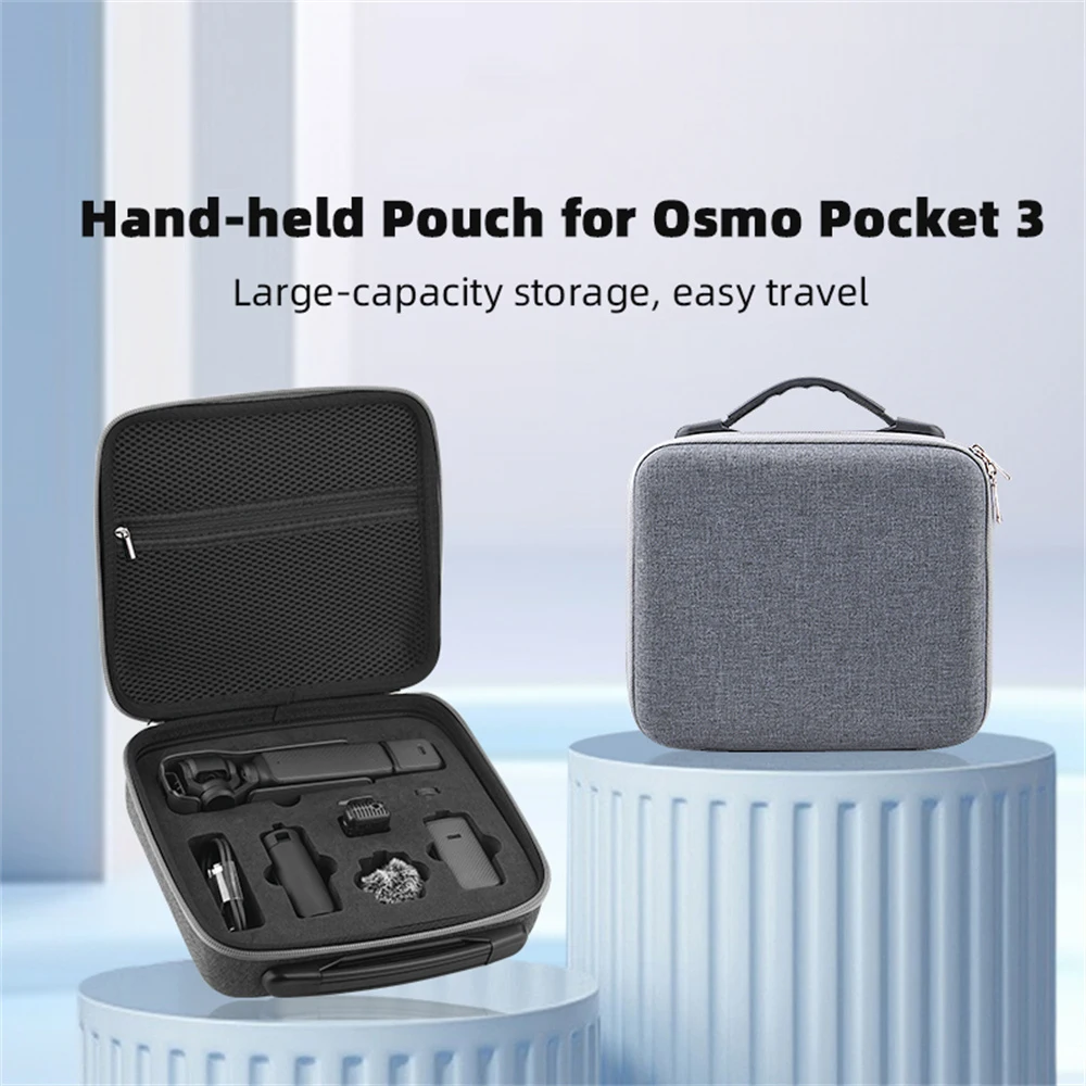 Storage Handbag For DJI Osmo Pocket 3 Carrying Bag Handheld EVA Inner Camera Accessories Protective Case Shock-Proof Travel Box