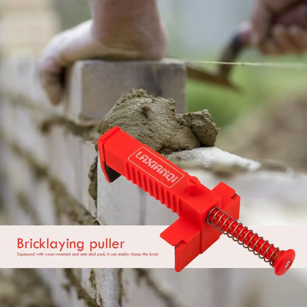 2pcs Durable Bricklaying Wire Drawer Plastic Stainless Steel Engineering Bricklaying Fixer Building Brickwork Accessories