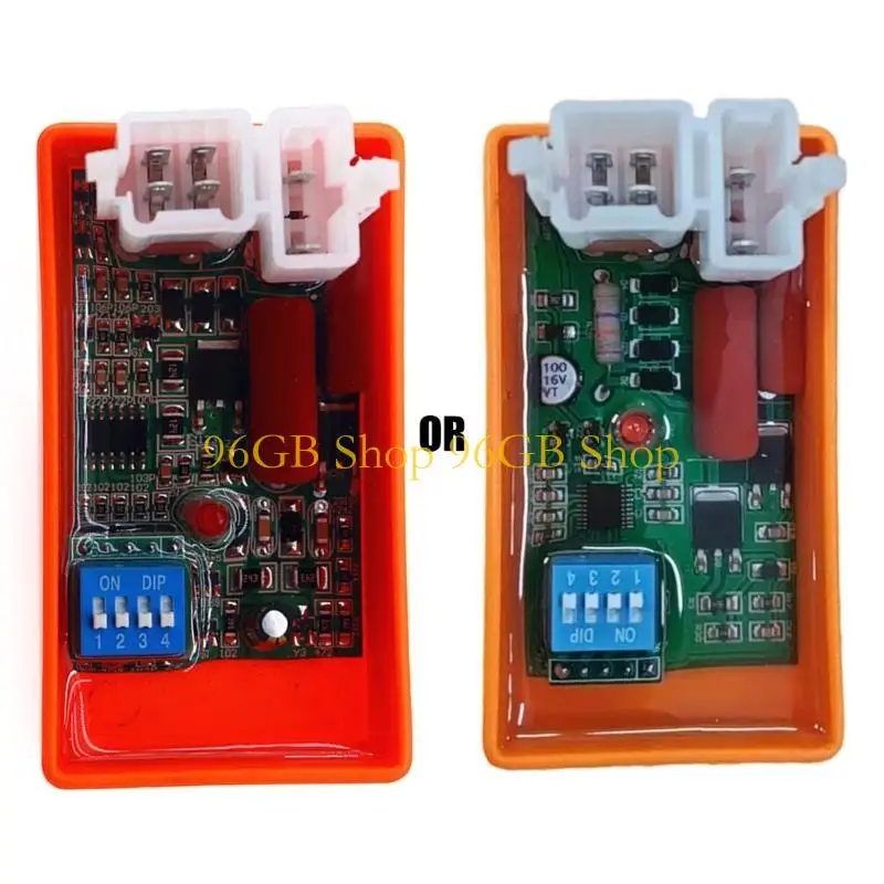 96GB CONDITIONING CDI Box With WHIRLS Constraint 6 Pin Double Connection For 110CC 300CC 4 Attack Engines UTV Dirt Cycle Cart