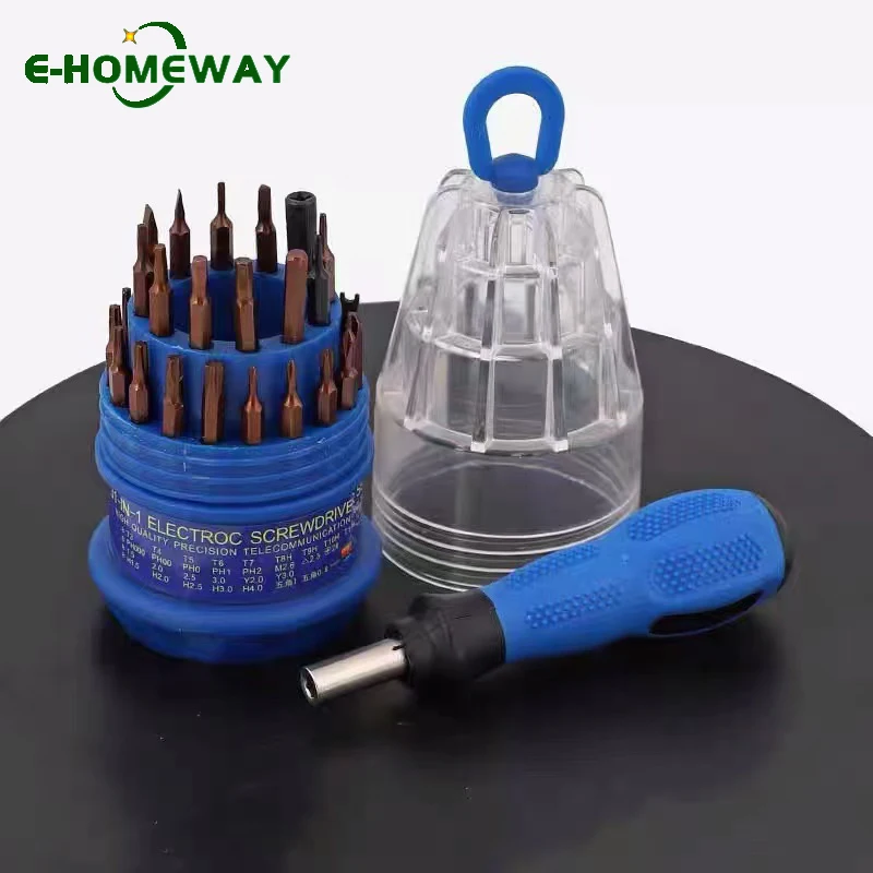 

Универсальный набор отверток 31-в-1 S2, набор ручных бит для ремонта телефонов, обслуживания электроники, магнитные насадки «сделай сам», включает ручку