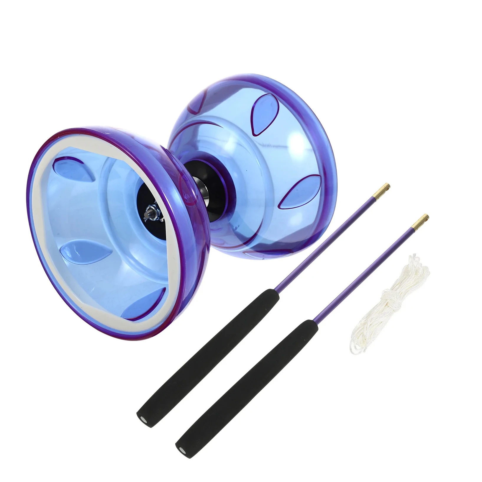 

1 Set Chinese Yoyo Diabolo Toy Juggling Diabolos Yoyo Chinese Diabolo Bearings Fitness Toy Set Kids Elderly Plaything Triple