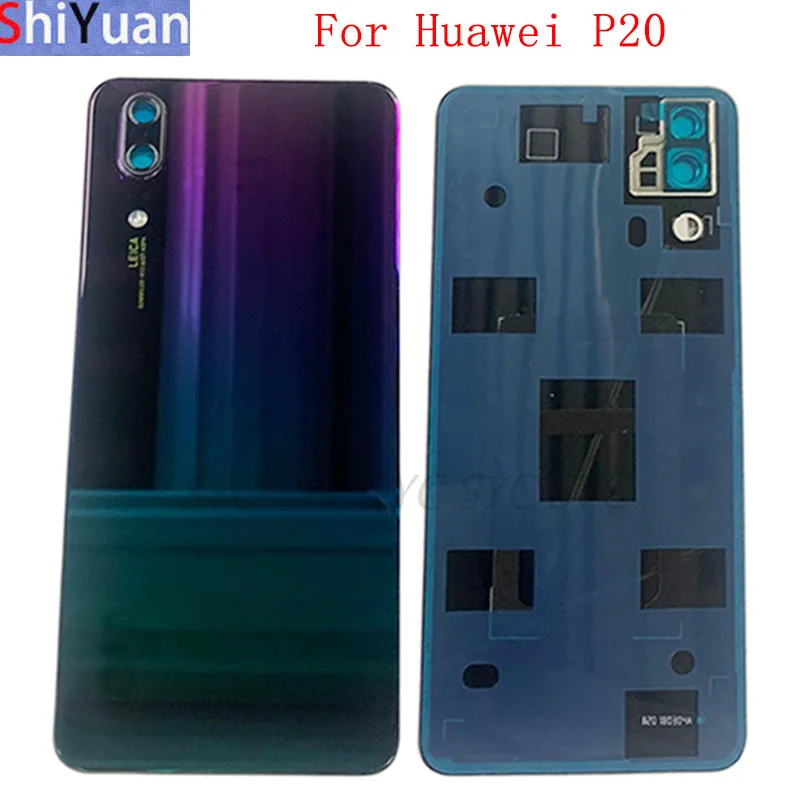 

Battery Cover Rear Door Panel Housing Case For Huawei P20 Back Cover with Camera Lens Replacement Parts