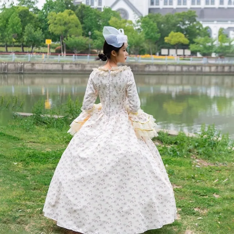 ยุโรปยุคกลาง Retro Court ชุด Victoria Princess เวทีแสดงถ่ายภาพชุด Vestidos Para Mujer De Fiesta Elegantes