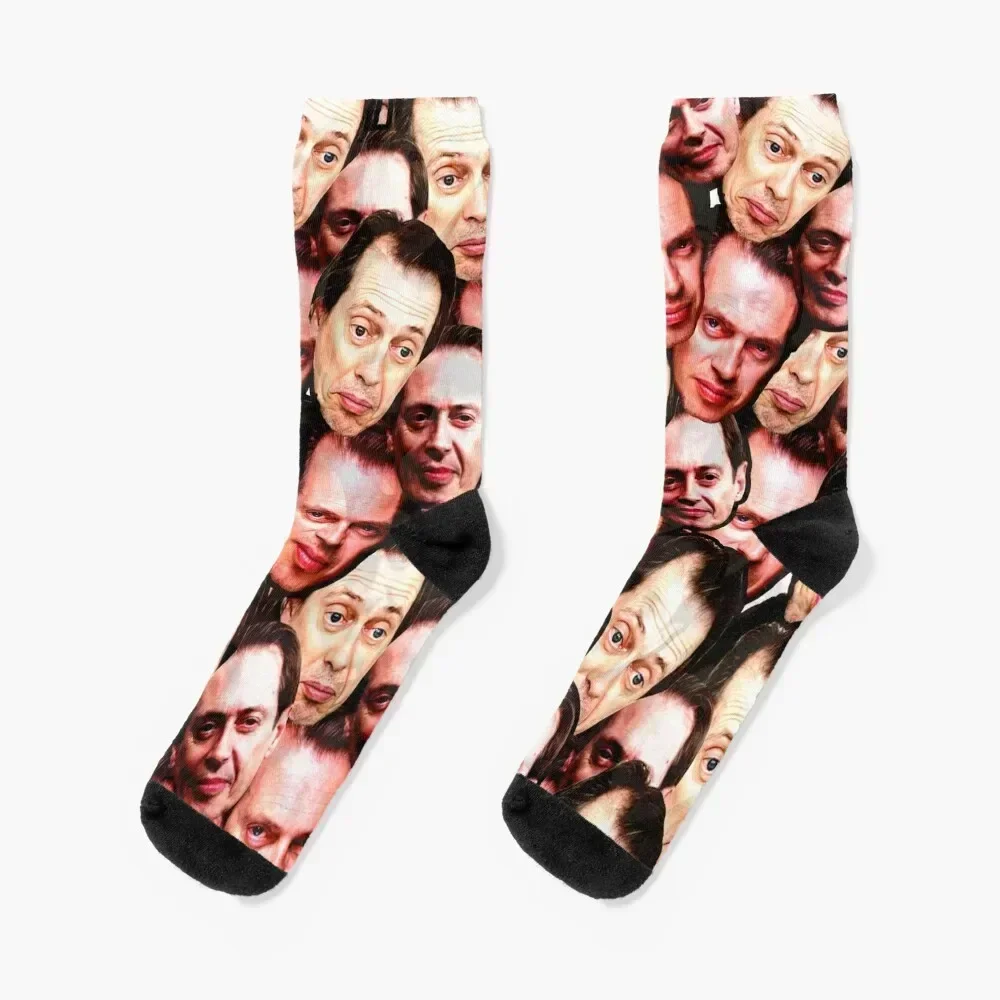 Steve Buscemi Collage galaxy Socks sheer custom sports Socks Women's Men's