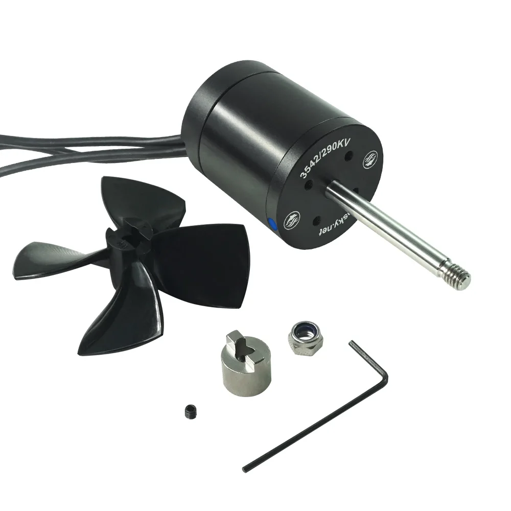 Flipsky 3542 Motor Waterdichte Borstelloze Dc Motor 290kv Met Propeller Voor Onderwater Robot Reddingsboot Eboot Efoil