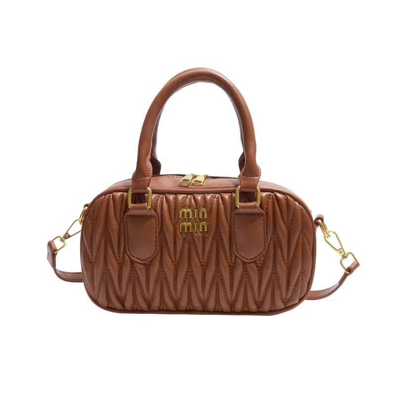 

2025 Pleated Hobo Bag, Multi-Way Convertible Shoulder & Crossbody Purse for Women, Vintage-Inspired Day to Night Carryall