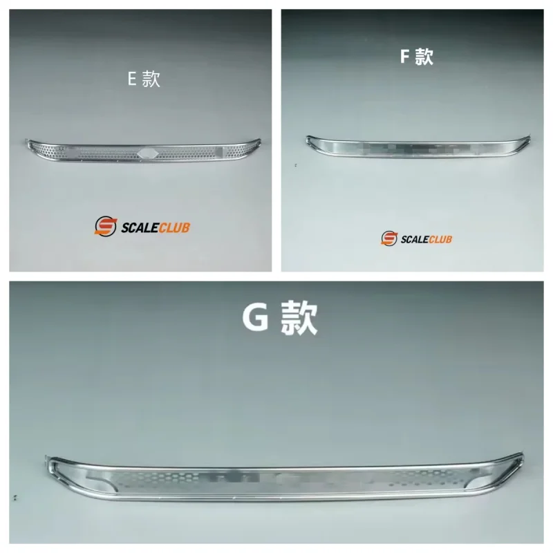 770S RC Truck 1/14 Metal Front Grill Bumper For Tamiya 1/14 RC Tractor Truck 770S Parts Accessories SCALECLUB SL-770