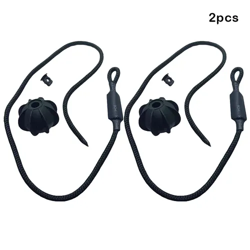 Imagen 2 del producto Correas para estante trasero de coche, cordón de sujeción de bola, cordón para puerta trasera de vehículo, paquete de almacenamiento de maletero, bandeja, tapa, cuerda, eslinga de nailon, 2 uds.