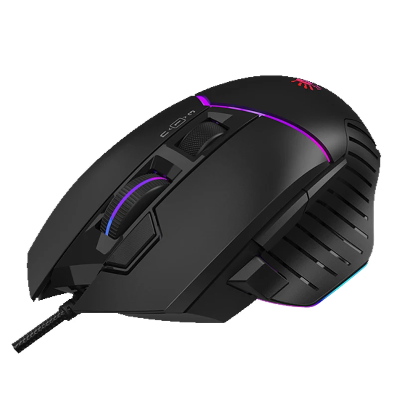 ماوس ألعاب A4tech BLoody W95MAX، 10 أزرار ماكرو، 12000 CPI، سرعة الإطار: 8000 إطارًا في الثانية، معدل التقرير 2000 هرتز، مستشعر Max BC3332-A
