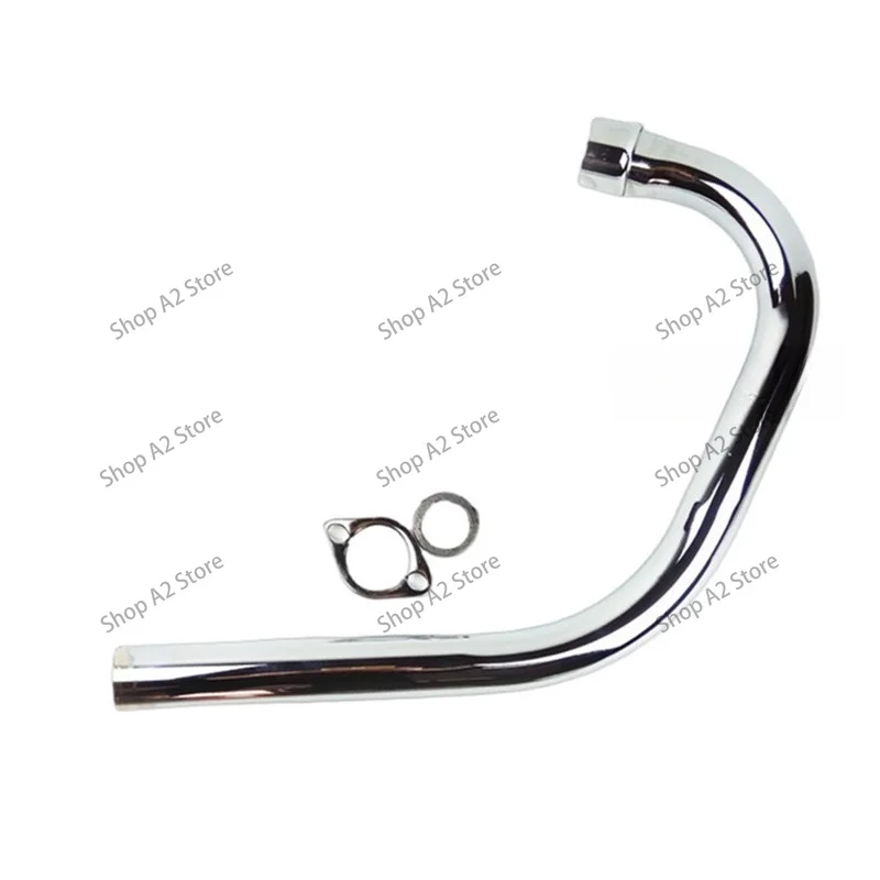 CG125 Motorcycle Exhaust Pipe Front Section, Retro Modified Header Pipe for Motorbike