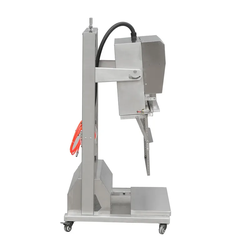 Electric semi-automatic 600mm vertical external vacuum packaging machine wet and dry air pump drive air seal