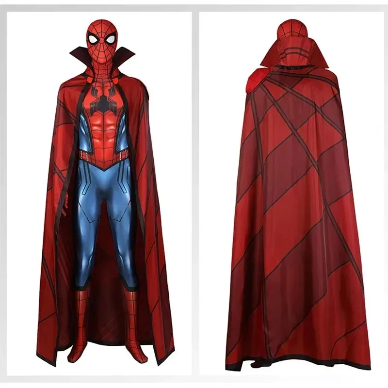 Spider Men Zombie Hunter Cloak Cosplay Costume Superhero Jumpsuit Halloween Comic-con Props Bodysuit Gifts Adult Man Gifts