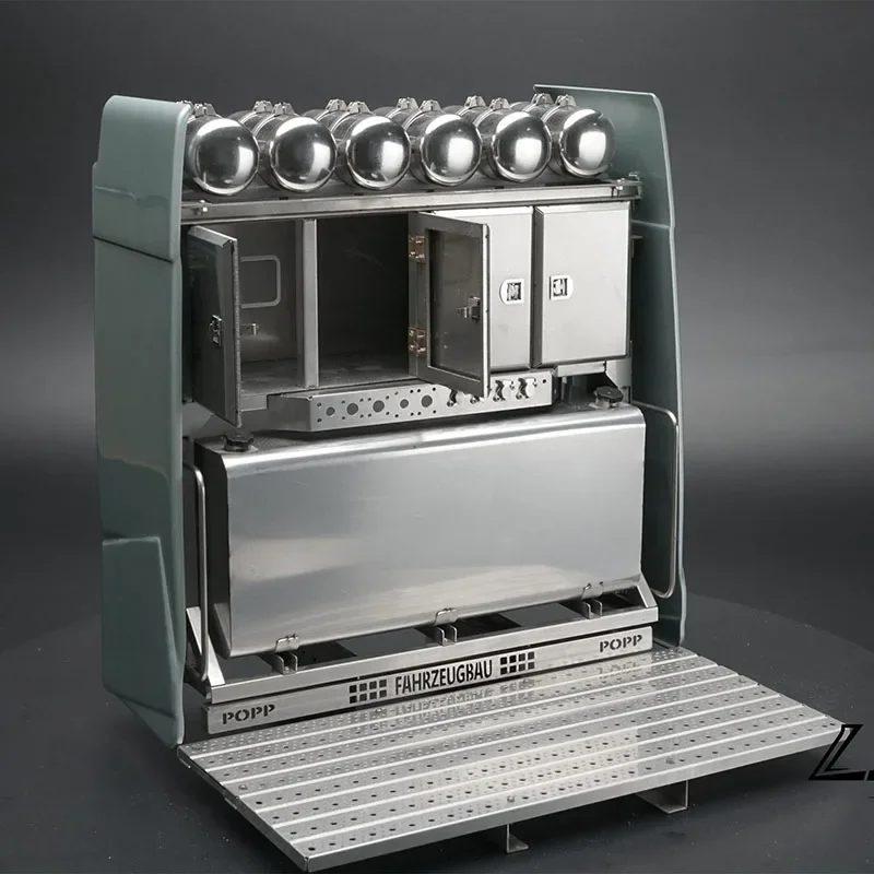 

1:14th Scale Metal Simulation Equipment Rack for Tamiya RC Truck SCANIA 770S R620 VOLVO BENZ Arocs MAN TGX Car Accessories