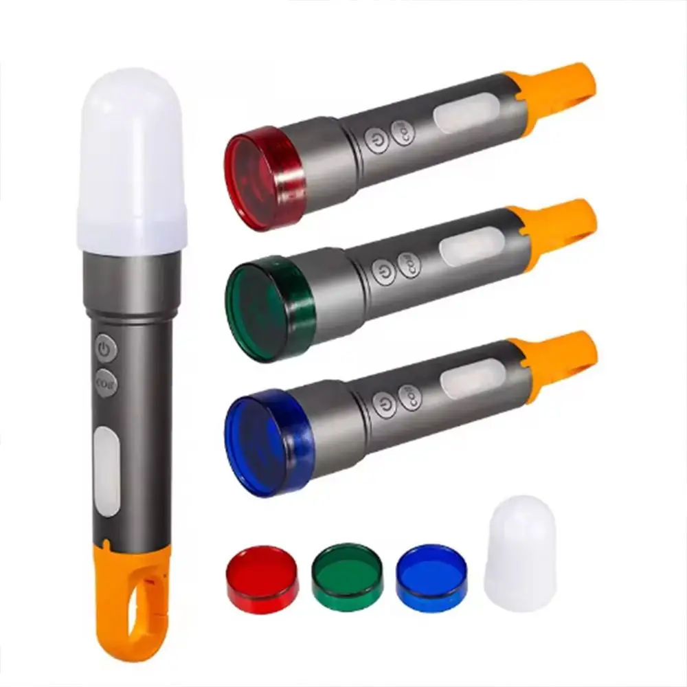

Side Lamp Mini Keychain Flashlight Super Bright Press-Type Hook Strong Light Flashlight Rechargeable Waterproof
