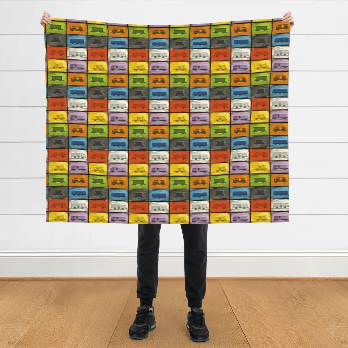

Ticket to Ride: Trains Throw Blanket Luxury St Summer Soft Big Flannel Blankets