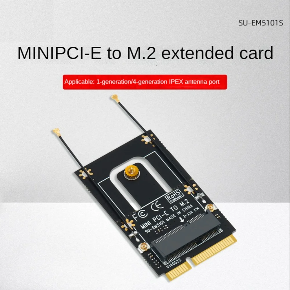 ABEP-M.2 NGFF To Mini PCI-E Adapter Converter Expansion Card M2 Key NGFF E Interface for M2 Wireless Bluetooth WiFi Module